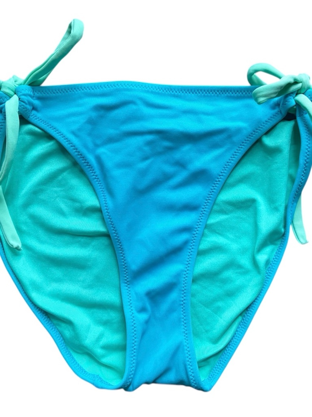 Victoria's Secret Turquoise Bikini Top/Bottom with Aqua Trim S/32B - Picture 2 of 6